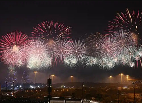 墨脱县焰火晚会