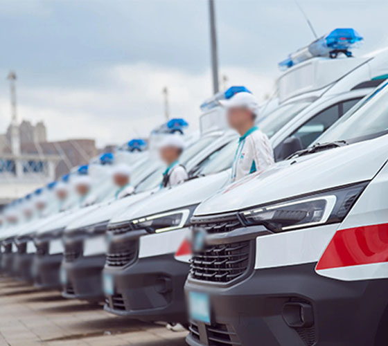 墨脱县服务车队展示